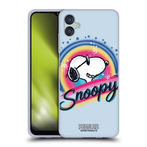 Peanuts Snoopy Boardwalk Airbrush Colourful Sunglasses Soft Gel Case for Samsung Galaxy M04 5G / A04e