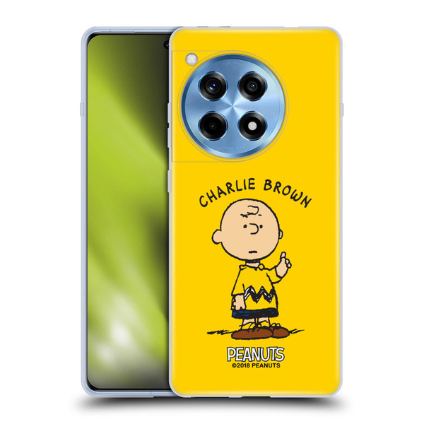 Peanuts Characters Charlie Brown Soft Gel Case for OnePlus 12R