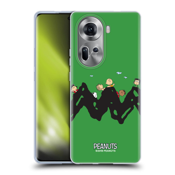 Peanuts Characters Group Soft Gel Case for OPPO Reno11