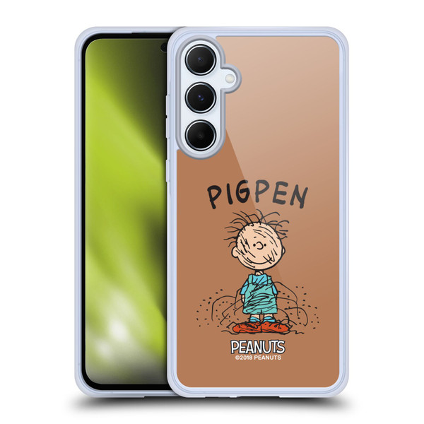 Peanuts Characters Pigpen Soft Gel Case for Samsung Galaxy A55 5G