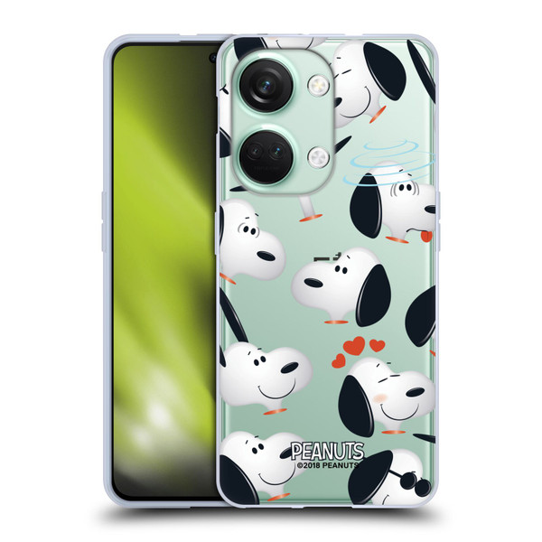 Peanuts Character Patterns Snoopy Soft Gel Case for OnePlus Nord 3 5G