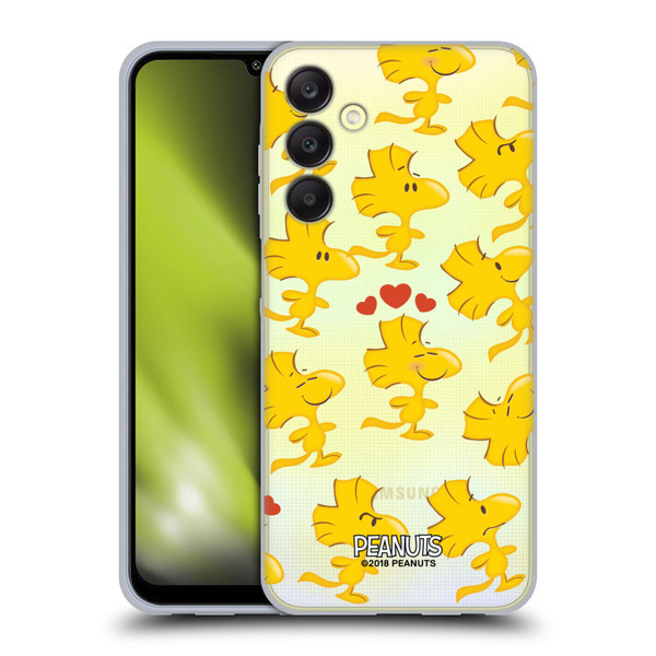 Peanuts Character Patterns Woodstock Soft Gel Case for Samsung Galaxy A25 5G