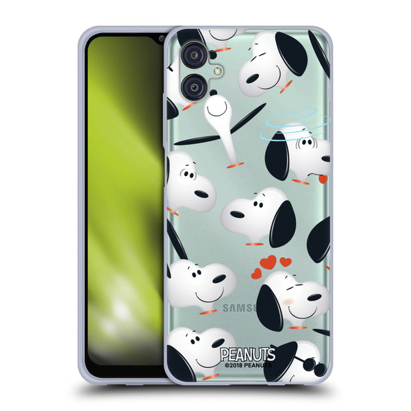 Peanuts Character Patterns Snoopy Soft Gel Case for Samsung Galaxy M04 5G / A04e