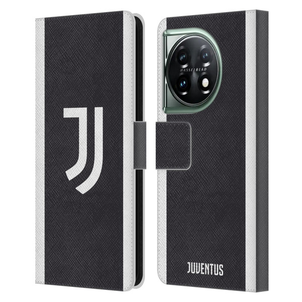 Juventus Football Club 2023/24 Match Kit Third Leather Book Wallet Case Cover For OnePlus 11 5G
