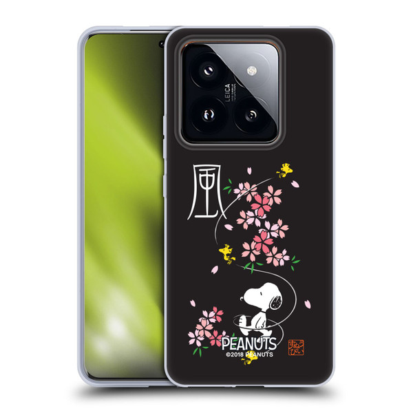 Peanuts Oriental Snoopy Cherry Blossoms Soft Gel Case for Xiaomi 14 Pro