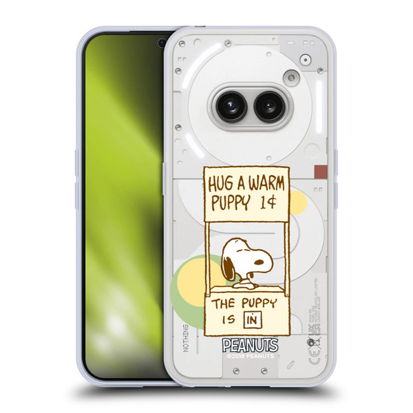 Peanuts Snoopy Hug Warm Soft Gel Case for Nothing Phone (2a)