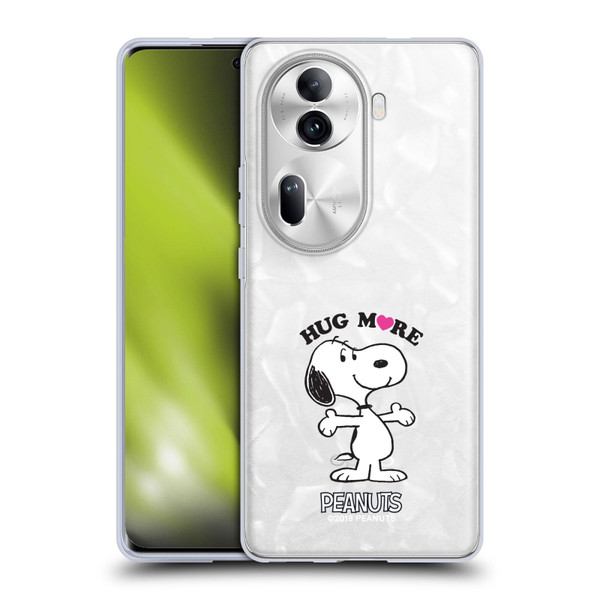 Peanuts Snoopy Hug More Soft Gel Case for OPPO Reno11 Pro