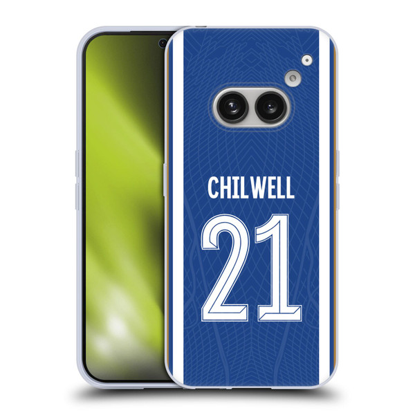 Chelsea Football Club 2023/24 Players Home Kit Ben Chilwell Soft Gel Case for Nothing Phone (2a)