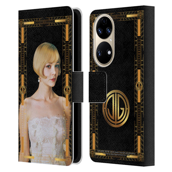The Great Gatsby Graphics Daisy Leather Book Wallet Case Cover For Huawei P50