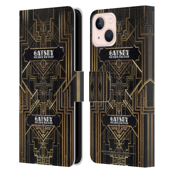 The Great Gatsby Graphics Poster 1 Leather Book Wallet Case Cover For Apple iPhone 13