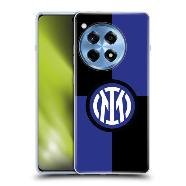 Fc Internazionale Milano Badge Flag Soft Gel Case for OnePlus 12R