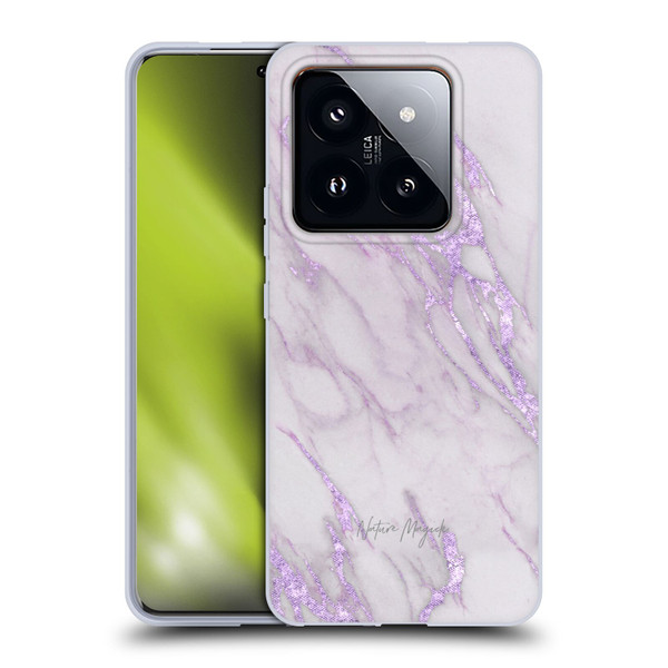 Nature Magick Marble Metallics Purple Soft Gel Case for Xiaomi 14 Pro