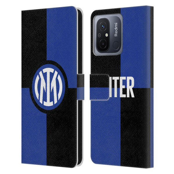 Fc Internazionale Milano Badge Flag Leather Book Wallet Case Cover For Xiaomi Redmi 12C