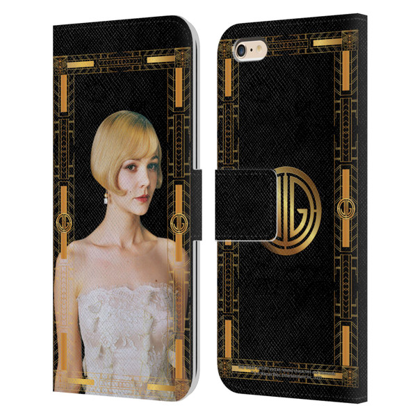The Great Gatsby Graphics Daisy Leather Book Wallet Case Cover For Apple iPhone 6 Plus / iPhone 6s Plus