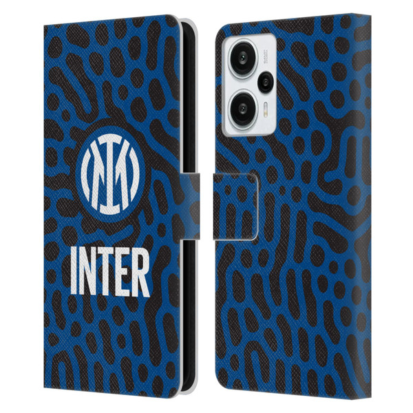 Fc Internazionale Milano Patterns Abstract 2 Leather Book Wallet Case Cover For Xiaomi Redmi Note 12T