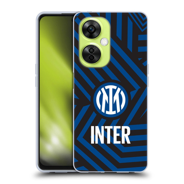 Fc Internazionale Milano Patterns Abstract 1 Soft Gel Case for OnePlus Nord CE 3 Lite 5G