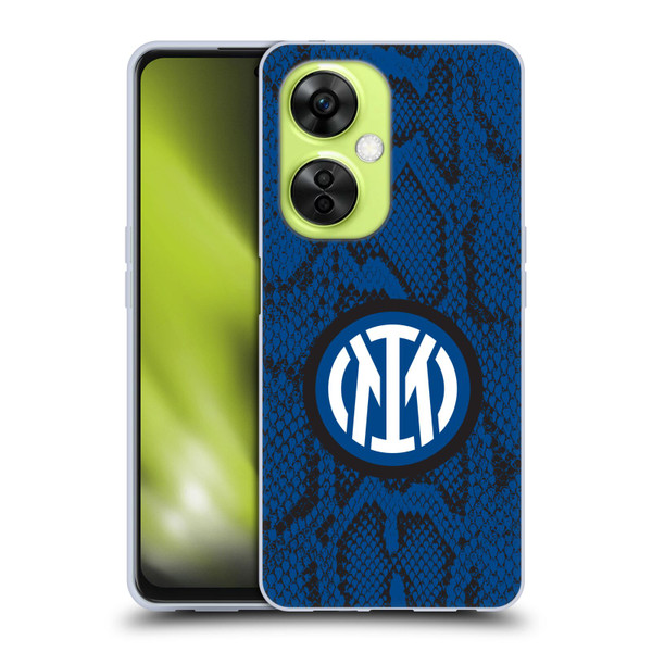 Fc Internazionale Milano Patterns Snake Soft Gel Case for OnePlus Nord CE 3 Lite 5G