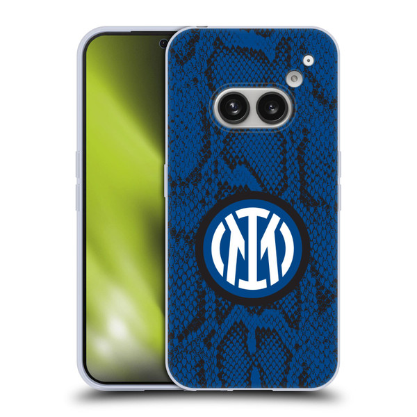 Fc Internazionale Milano Patterns Snake Soft Gel Case for Nothing Phone (2a)