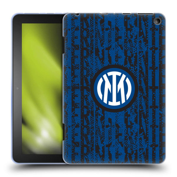 Fc Internazionale Milano Patterns Snake Wordmark Soft Gel Case for Amazon Fire HD 8/Fire HD 8 Plus 2020