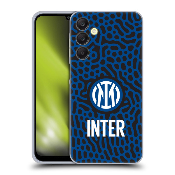 Fc Internazionale Milano Patterns Abstract 2 Soft Gel Case for Samsung Galaxy A25 5G