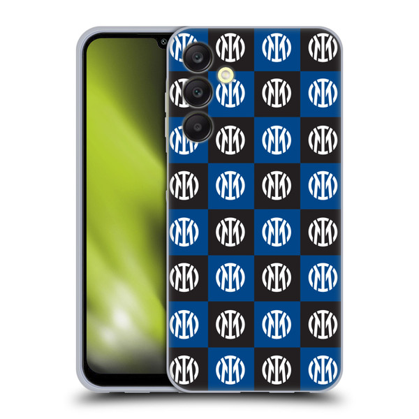 Fc Internazionale Milano Patterns Crest Soft Gel Case for Samsung Galaxy A25 5G