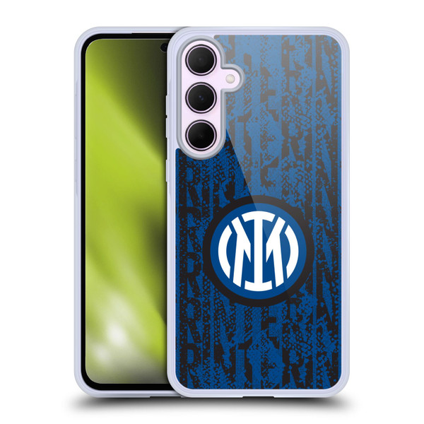 Fc Internazionale Milano Patterns Snake Wordmark Soft Gel Case for Samsung Galaxy A35 5G