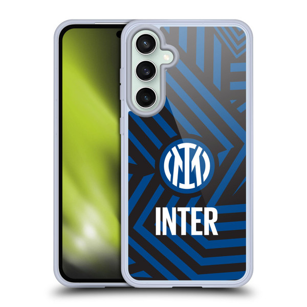 Fc Internazionale Milano Patterns Abstract 1 Soft Gel Case for Samsung Galaxy S23 FE 5G & MagSafe
