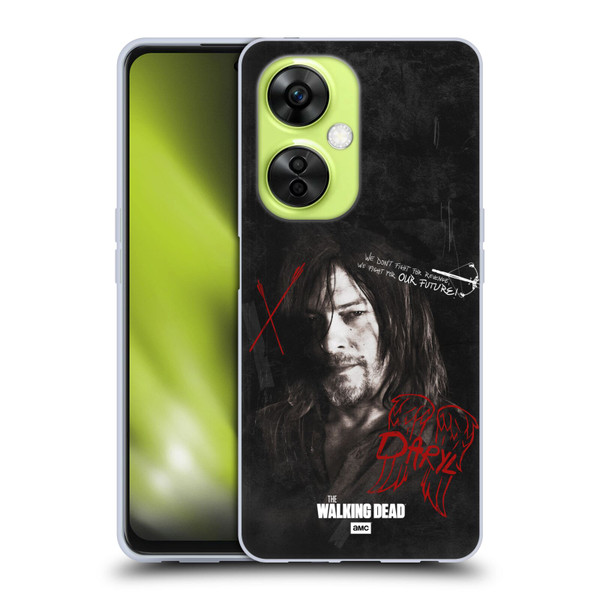 AMC The Walking Dead Daryl Dixon Iconic Grafitti Soft Gel Case for OnePlus Nord CE 3 Lite 5G