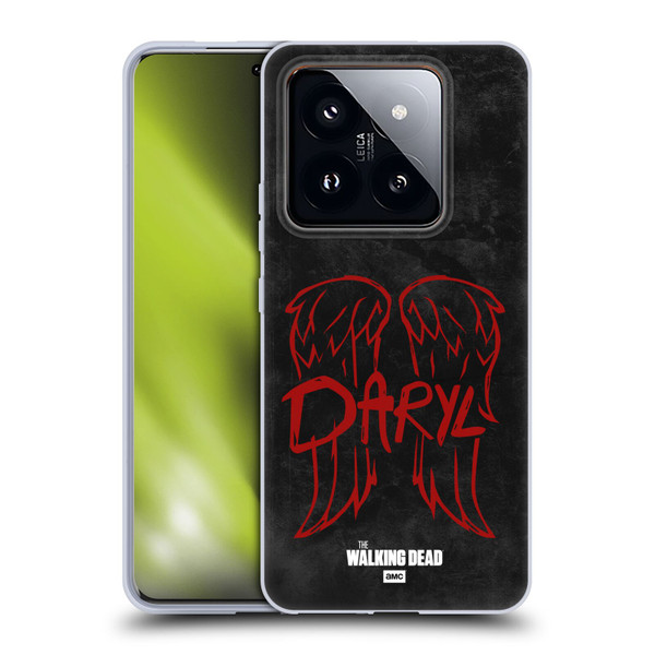AMC The Walking Dead Daryl Dixon Iconic Wings Logo Soft Gel Case for Xiaomi 14 Pro