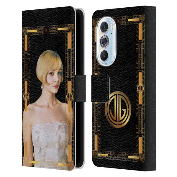 The Great Gatsby Graphics Daisy Leather Book Wallet Case Cover For Motorola Edge X30