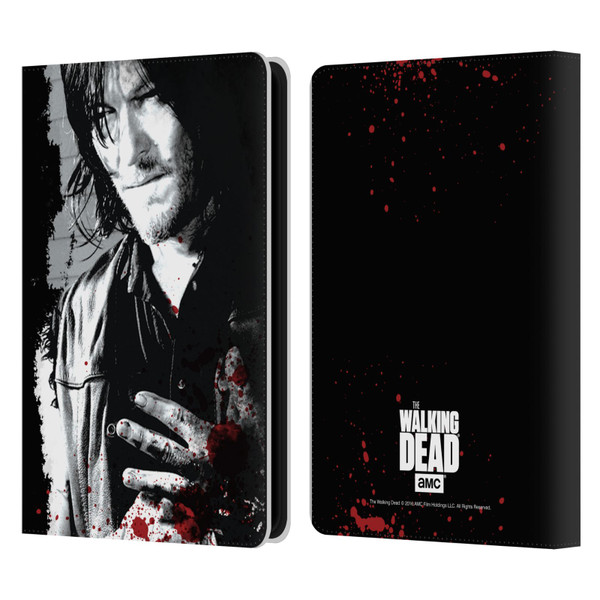 AMC The Walking Dead Gore Wounded Hand Leather Book Wallet Case Cover For Amazon Kindle Paperwhite 5 (2021)