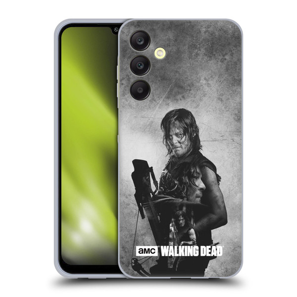 AMC The Walking Dead Double Exposure Daryl Soft Gel Case for Samsung Galaxy A25 5G