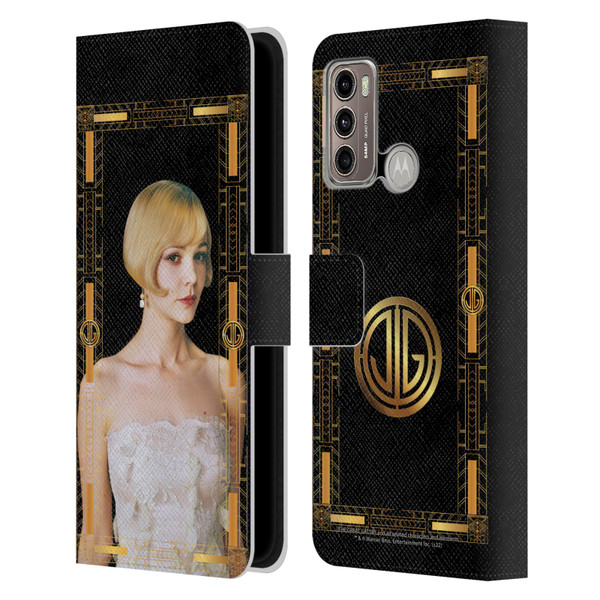 The Great Gatsby Graphics Daisy Leather Book Wallet Case Cover For Motorola Moto G60 / Moto G40 Fusion