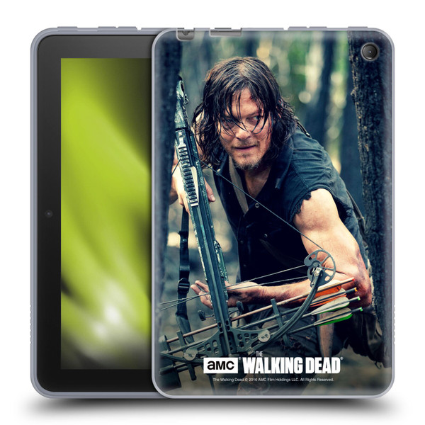 AMC The Walking Dead Daryl Dixon Lurk Soft Gel Case for Amazon Fire 7 2022