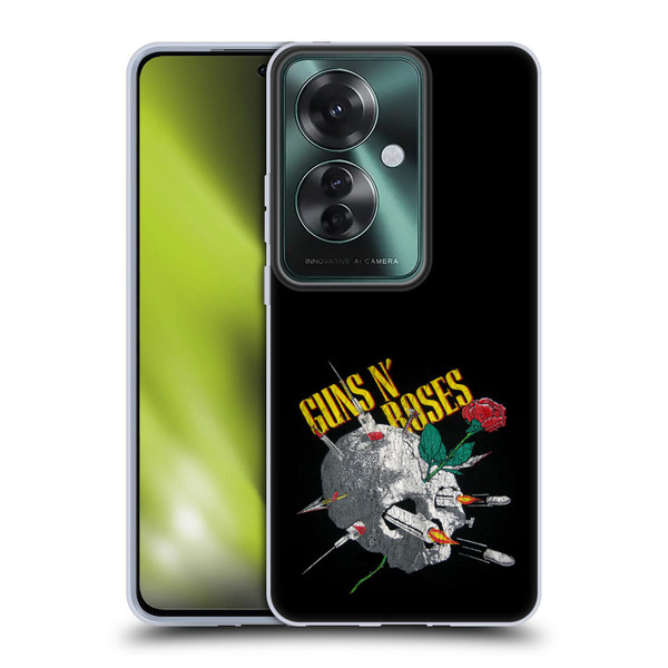 Guns N' Roses Band Art Needles Skull Vintage Soft Gel Case for OPPO Reno11 F 5G / F25 Pro 5G