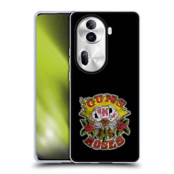 Guns N' Roses Band Art Cards Soft Gel Case for OPPO Reno11 Pro