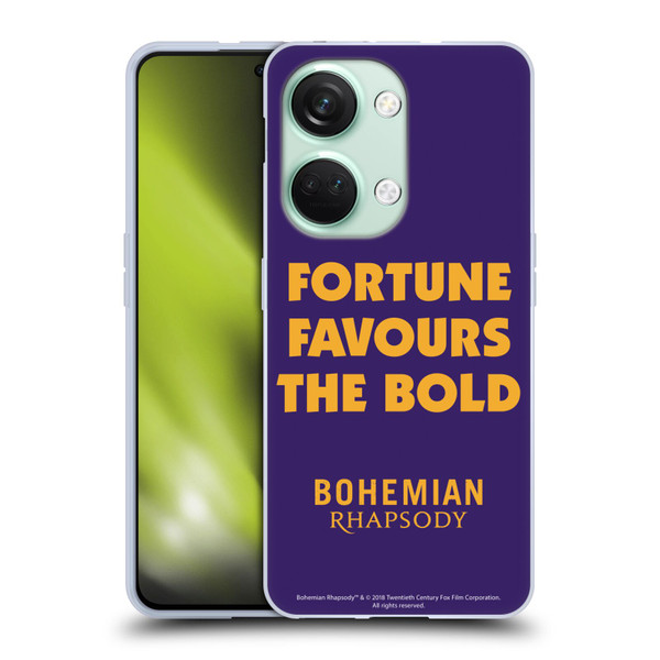 Queen Bohemian Rhapsody Fortune Quote Soft Gel Case for OnePlus Nord 3 5G
