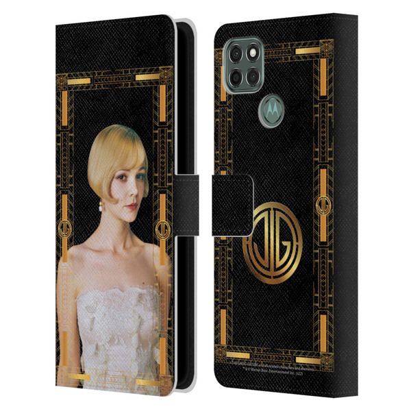 The Great Gatsby Graphics Daisy Leather Book Wallet Case Cover For Motorola Moto G9 Power