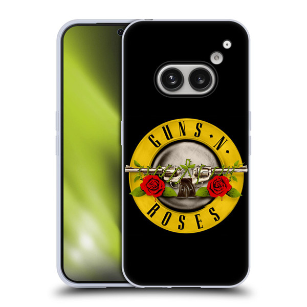 Guns N' Roses Key Art Bullet Logo Soft Gel Case for Nothing Phone (2a)