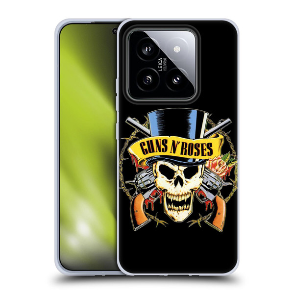 Guns N' Roses Key Art Top Hat Skull Soft Gel Case for Xiaomi 14