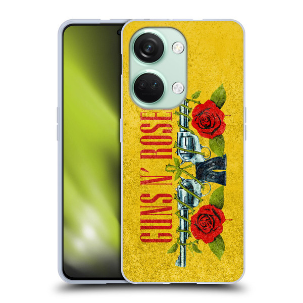 Guns N' Roses Vintage Pistols Soft Gel Case for OnePlus Nord 3 5G