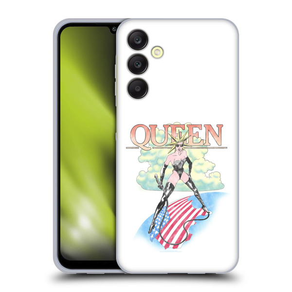 Queen Key Art Vintage Tour Soft Gel Case for Samsung Galaxy A25 5G