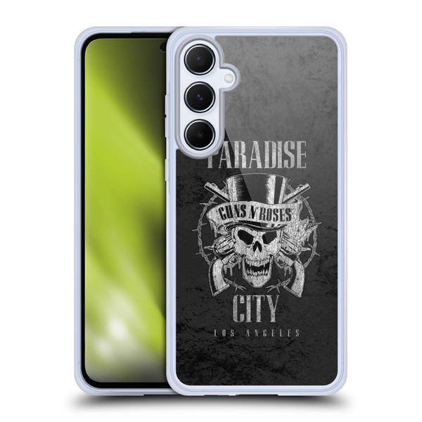 Guns N' Roses Vintage Paradise City Soft Gel Case for Samsung Galaxy A55 5G