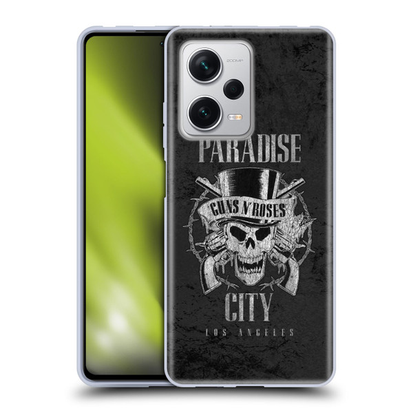 Guns N' Roses Vintage Paradise City Soft Gel Case for Xiaomi Redmi Note 12 Pro+ 5G