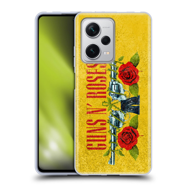 Guns N' Roses Vintage Pistols Soft Gel Case for Xiaomi Redmi Note 12 Pro+ 5G