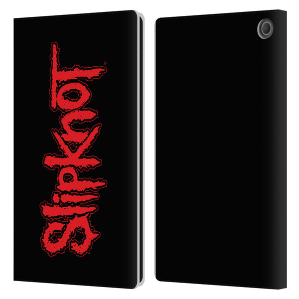 Slipknot Key Art Text Leather Book Wallet Case Cover For Amazon Fire Max 11 2023