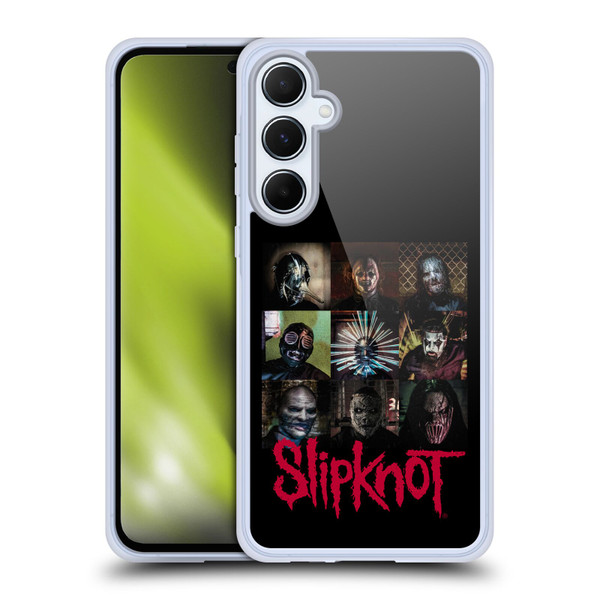 Slipknot Key Art Blocks Soft Gel Case for Samsung Galaxy A55 5G