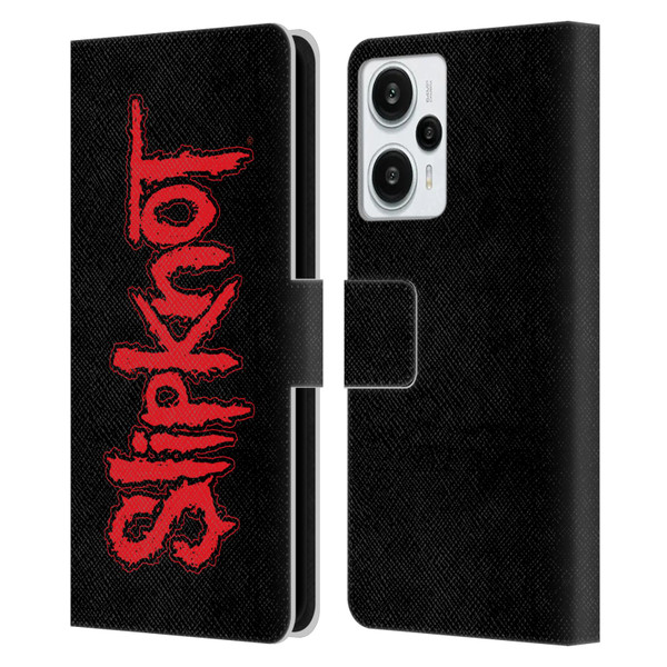 Slipknot Key Art Text Leather Book Wallet Case Cover For Xiaomi Redmi Note 12T