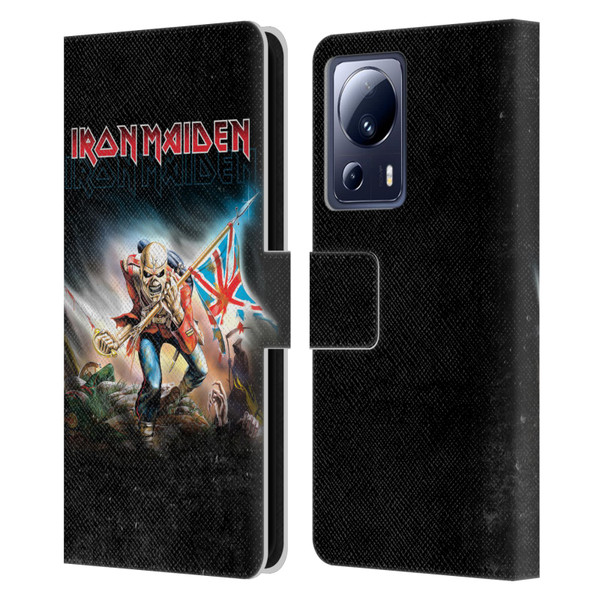 Iron Maiden Art Trooper 2016 Leather Book Wallet Case Cover For Xiaomi 13 Lite 5G
