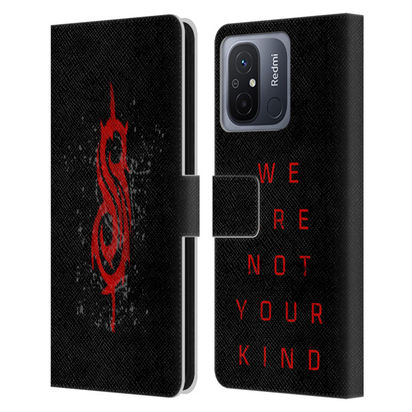 Slipknot We Are Not Your Kind Red Distressed Look Leather Book Wallet Case Cover For Xiaomi Redmi 12C